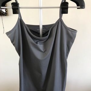 Grey spandex tank top